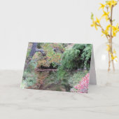 Azalea Garden Reflections Birthday Kaart (Gele Bloem)