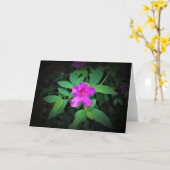 Azalea, kaart (Gele Bloem)