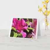 Azalea, kaart (Gele Bloem)