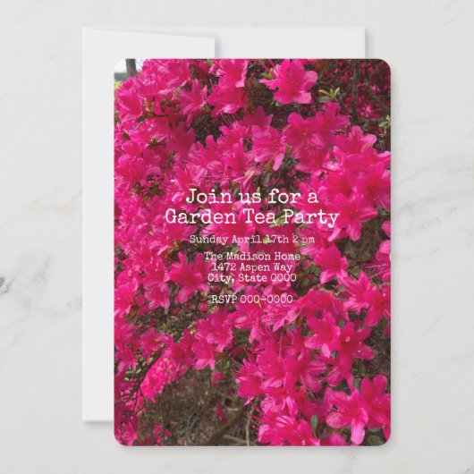 Azalea Kaart (Voorkant)