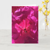 Azalea, kaart (Gele Bloem)