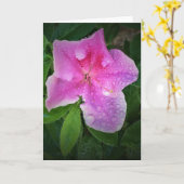 Azalea, kaart (Gele Bloem)