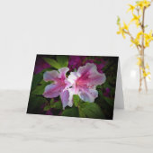 Azalea, kaart (Gele Bloem)