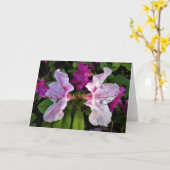 Azalea, kaart (Gele Bloem)