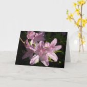 Azalea Middag Kaart (Gele Bloem)