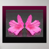 Azalea Mirrored Print -24x20 - andere formaten ook (Voorkant)
