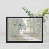 Azalea Park Wedding Invitation Kaart (Staand voorkant)
