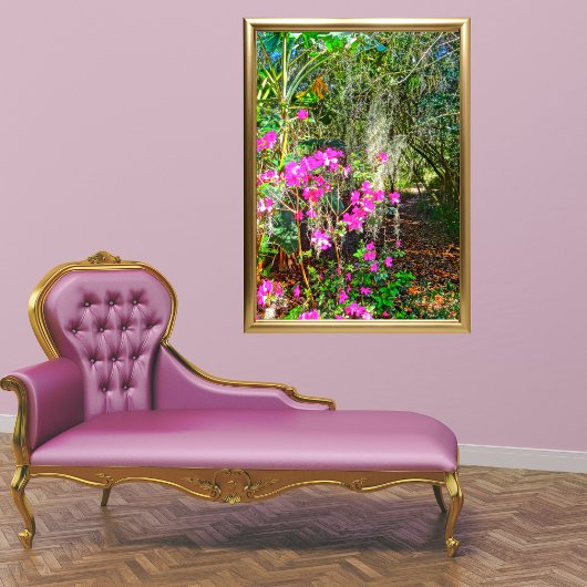 Azalea Path Bok Tower Gardens Lake Wales Poster