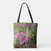Azalea Path Bok Tower Gardens Lake Wales Tote Bag (Achterkant)