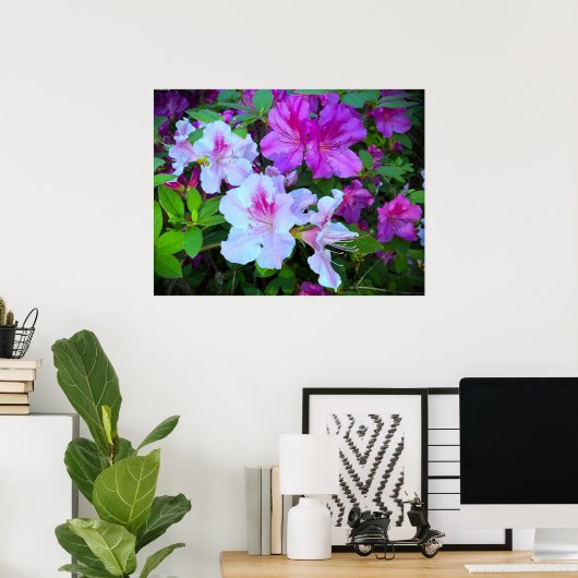 Azalea Poster (Thuiskantoor)