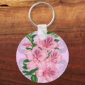 Azalea Roze Romance Sleutelhanger (Voorkant)
