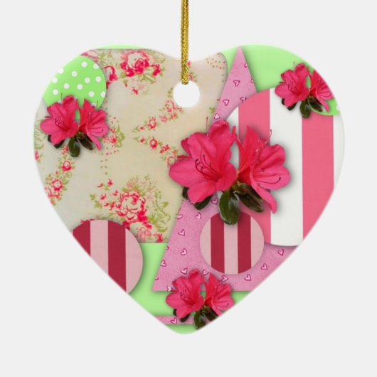 Azalea Scrapbook Ornament (Achterkant)