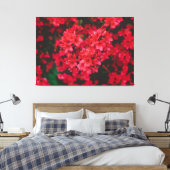Azalea Stretched Canvas afdrukken (Insitu (Slaapkamer))