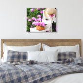 Azalea Summer Canvas Afdruk (Insitu (Slaapkamer))