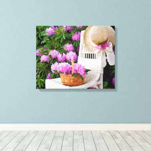 Azalea Summer Canvas Afdruk (Insitu (Houten vloer))