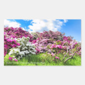 Azalea Viewing [Rectangular Seal] Rechthoekige Sticker (Voorkant)