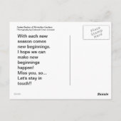 Azalea Walkway Briefkaart (Achterkant)