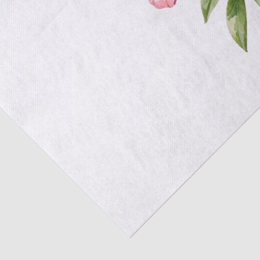 Azalea waterverf schilderij tissuepapier (Detail)