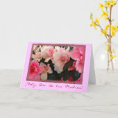 "Azaleas #1" Kaart (Gele Bloem)