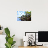 Azalea's bij Rice Mill Pond Poster (Thuiskantoor)
