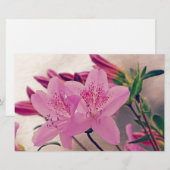 Azaleas Briefpapier (Voorkant / Achterkant)