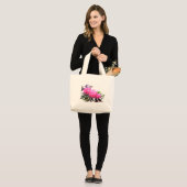 Azaleas Grote Tote Bag (Voorkant (model))