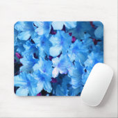 Azalea's in blauw muismat (Met muis)