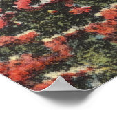 Azalea's in Bloom in Savannah GA-Briefkaarten Poster (Hoek)