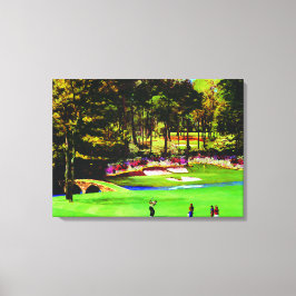 Azalea's op de 12e op Canvas Replica Afdruk