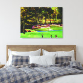 Azalea's op de 12e op Canvas Replica Afdruk (Insitu (Slaapkamer))