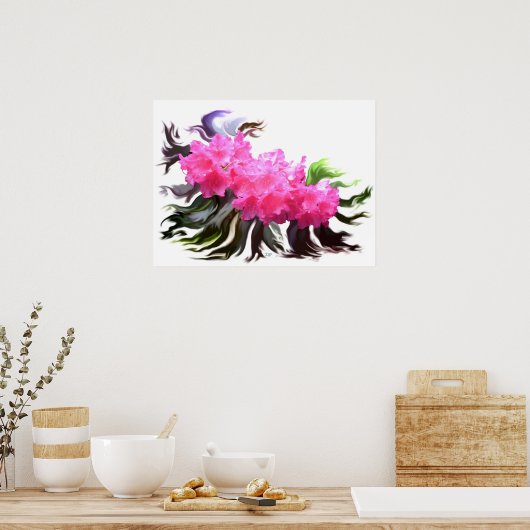 Azaleas Poster (Keuken)