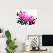 Azaleas Poster (Thuiskantoor)