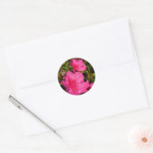 Azaleas Ronde Sticker (Envelop)