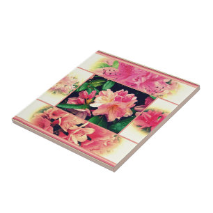 Azaleas Stijl 1950 Tegeltje