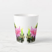 Azaleatbloem Latte Mok (Voorkant)