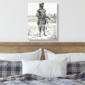 Azandeh Binsa of Witch Doctor Canvas Afdruk (Insitu (Slaapkamer))