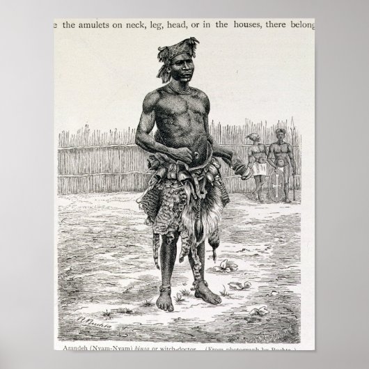 Azandeh Binsa of Witch Doctor Poster (Voorkant)