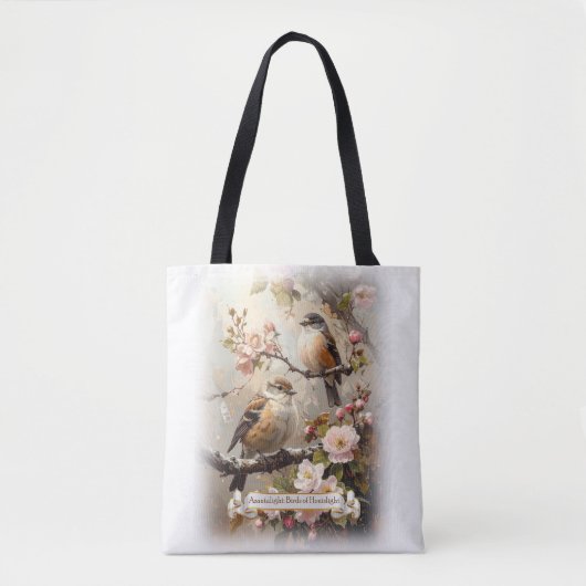 Azantalight ~ Vogels van Henislight Boodschappenta Tote Bag (Voorkant)