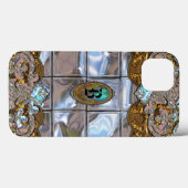 Azapothic Girly Gleemer Protected Monogram Case-Mate iPhone Case (Achterkant (horizontaal))