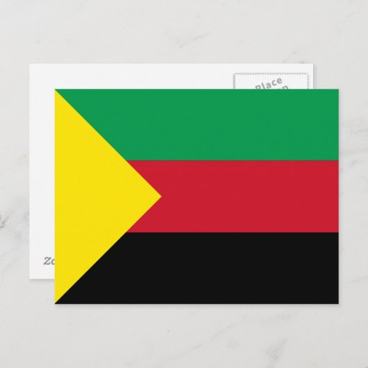 Azawad Flag Briefkaart (Voorkant / Achterkant)