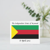 Azawad Flag Briefkaart (Staand voorkant)