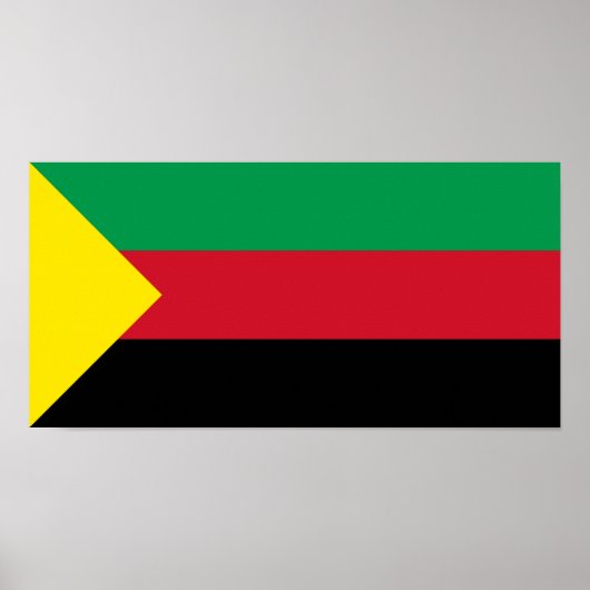 Azawad Flag Poster (Voorkant)
