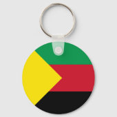 Azawad Flag Sleutelhanger (Voorkant)