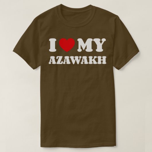 Azawakh 1 t-shirt (Design voorkant)