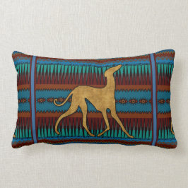 Azawakh (blauw) kussen