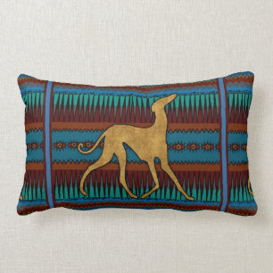 Azawakh (blauw) kussen