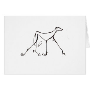 Azawakh Card Design van David Moore