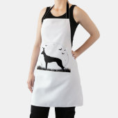 Azawakh Dog - Halloween Moon Silhouette Classic T- Schort (Insitu)