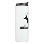 Azawakh Dog - Halloween Moon Silhouette Classic T- Thermosbeker (Gedraaid links)