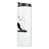 Azawakh Dog - Halloween Moon Silhouette Classic T- Thermosbeker (Geroteerd rechts)